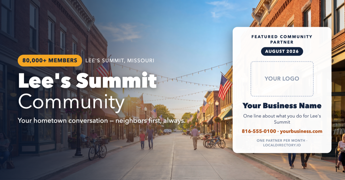 The group cover photo with the Featured Community Partner slot