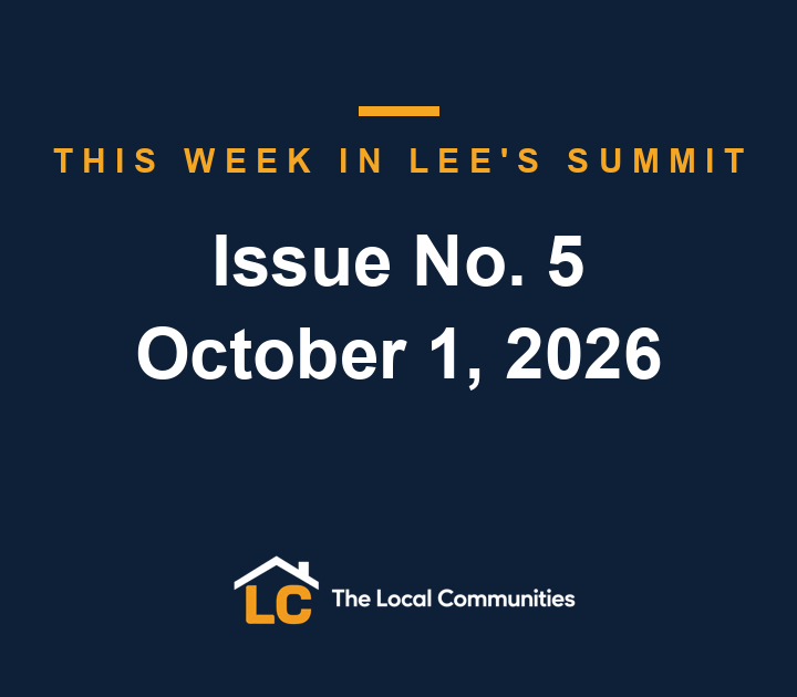 This Week in Lee's Summit, Issue No. 5, October 1, 2026